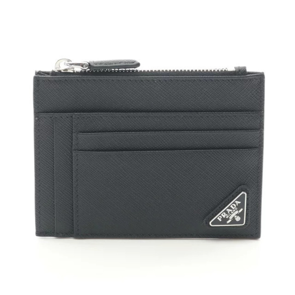 Prada SA coin case Wallet Saffiano Leather Black